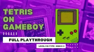 Tetris Game Boy | Type B Level 9 (High 0&ndash;3) &ndash; Maximum Difficulty