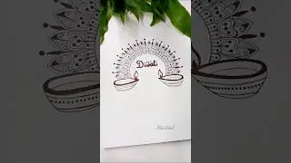 Easy Diwali Mandala Art Step by Step🪔✨#art #shorts #diwali #mandala