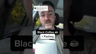 Why the Black Coffee for Fasting? #shorts