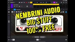 Big Stuff by Nembrini - Based on the Electro Harmonix Big Muff - 100% FREE - Demo in Logic Pro iPad