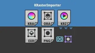 Import #Krita images and animations directly in #Unity with KRasterImporter - #UnityTutorial