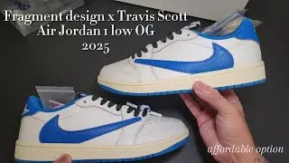 Travis Scott X Fragment design AJ1 low | quick review #sneakers 