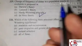 Mock test 1 ( Evolution) master cadre science Preparation