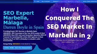 SEO Marbella 2 Day Ranking Case Study - Darren Boyle
