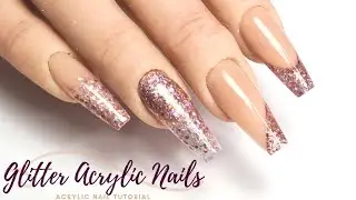 CJP Acrylic Nails | Easy Glitter Acrylic Nail Tutorial!