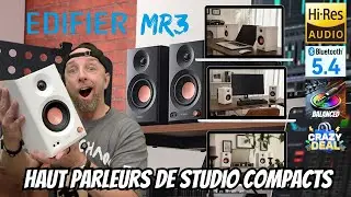 Edifier MR3 : Haut parleurs compacts Hi Res &agrave; prix choc, parfaits pour le studio et la maison !