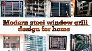 Modern Steel Window Grill Design for Home #ModernSteelGrillDesign #WindowGrillDesigns#viralvideo#1k