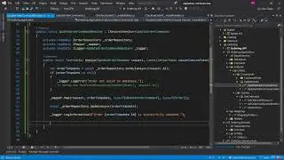 96   Developing Ordering Application Layer  Application Command Features  UpdateOrder