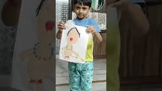 Drawing and Colouring #Hanuman ji for the first time🙏🤩🥰 #shortsyoutube #viral