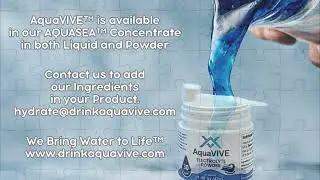 AquaVIVE&trade; Electrolytes in Powder and Liquid for Manufacturing Ingredients! #electrolyte #ingredients