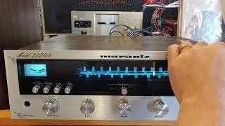 Винтажный стереофонический ресивер Marantz 2220B. Отреставрированные и модернизированные лампы. О...