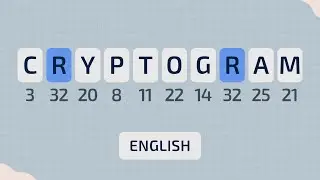 Cryptogram in English