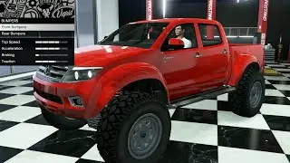 GTA 5 — Кастомизация автомобилей из прошлых DLC — Карин Эверон (тягач Toyota Hilux)
