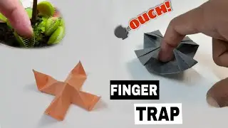 How To Make A paper Finger Trap - Origami |Easy| Paper Antistress Toy