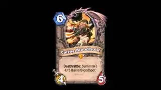 Cairne Bloodhoof Sounds - Hearthstone