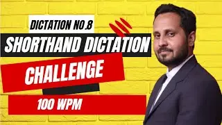 Dictation no. 8 (shorthand court dictation 100 wpm)