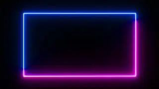 Animated Frame Border Video Moving and Fallowing Colors Blue and Purple 4k Animated Background