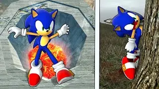 Sonic NPC Ragdoll Physics - Epic NPC Falls Compilation #95