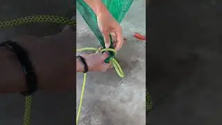 Reliable Rope Knot/ Tarp Corner Knot. #campingknot #knitting