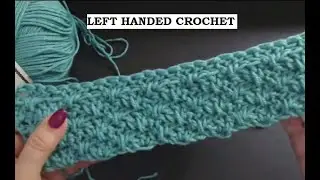 Easy Crochet Blanket for Left handed people. Easy Crochet