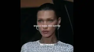She fears no one! #bellahadid #bellahadidedit #supermodel