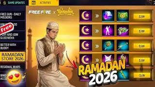 Ramadan Event Free Rewards🥳🎉 | ramadan game changes | free fire new event | #indrajgaming #freefire