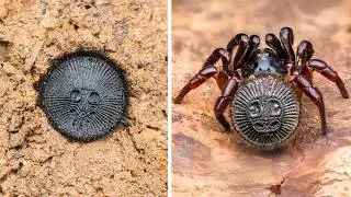 Trapdoor Spider 🕷️ If You See This, Don't Touch It!