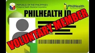 Philhealth membership ID 2019 (unemployed/self-employed)