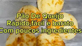P&atilde;o de queijo.Rapido,F&aacute;cil e barato #receitas 