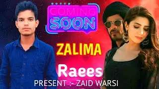 #teaser Zalima | Raees | Sharukh Khan Movie | Zaid Warsi | Amazing 🤩 Song | Bollywood Amazing Song