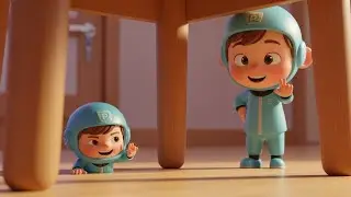 Among Us Little Crewmate Hid Under the Table | Kids Songs & Nursery Rhymes