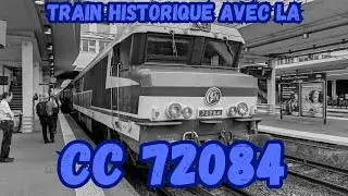 Visite de la grande ceinture parisienne en train historique avec la CC 72084