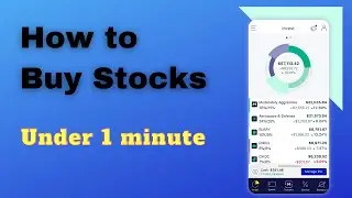 How to Buy Individual Stocks in M1 Finance Mobile App (Quick Tutorial)