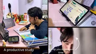 Productive Study vlog📙| Lost TIME Lost Everything ⏰ - zero procrastination