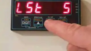 Panel meter last digit round-up setting