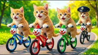 Mama Cat Trims Fur on the Farm and Makes Tiger Hat For Kittens At Home🐾🎩🐯