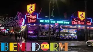 Benidorm's STRIP IN FEBRUARY‼️☀️💬🍹Still LOTS OPEN & Still LOTS TO DO!🥳🎶🇬🇧🍻🇪🇸 #benidorm