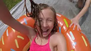 Slip n slide bubbles
