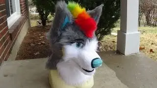 Taffy Husky Fursuit Head
