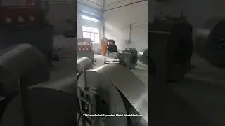 1250mm Rolled Expanded Metal Mesh Machine
