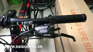 Road bike tay cầm ngang LIFE SCR 528 - Đen Đỏ