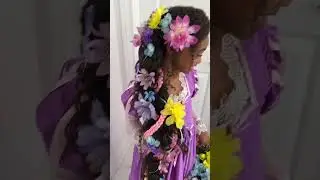 DIY Black Rapunzel Hairstyle