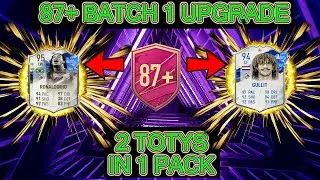 FIFA 23 pack opening 87+ Batch 1 upgrade 87x10 pack