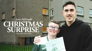Jamie McGrath Surprises Young Hibee at Christmas!