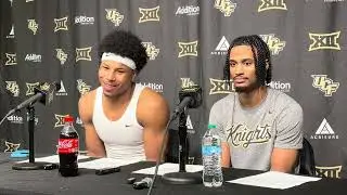 UCF Forward Jamichael Stillwell and Guard Themus Fulks Postgame Presser vs. #17 Kansas