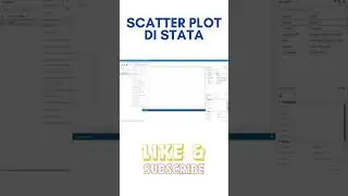 scatter plot di #stata #mahasiswa #statistika #statistics #spss #penel#kuantitatif #dataanalysis