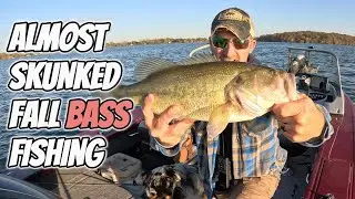 Almost Skunked | Bass Fishing Minnesota Fall