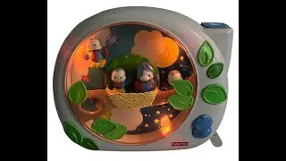 Fisher Price Crib Soother Music Lights Motion Flutterbye Dreams Birds