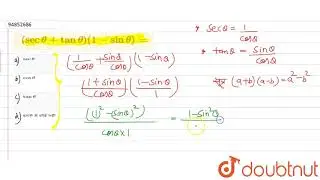 `(sec theta+tan theta)(1-sin theta)=`