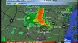 Weather channel locals on the 8s with EAS red crolling
